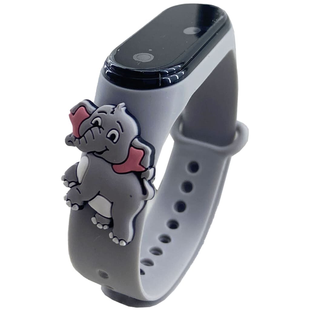 ساعت مچی دیجیتالی لمسی بچگانه عروسکی طوسی2