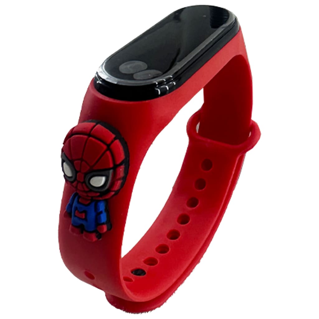 ساعت مچی دیجیتالی لمسی عروسکی بچگانه قرمز4