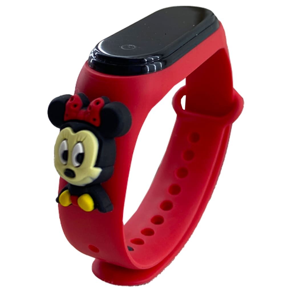 ساعت مچی دیجیتالی لمسی عروسکی بچگانه قرمز1