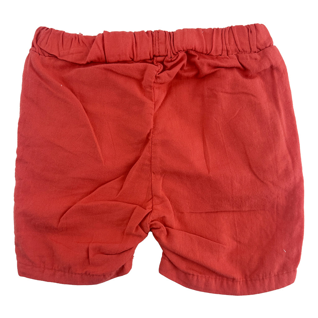 پیراهن آستین کوتاه و شورتک همبرگر فیروزه ای Iggy6