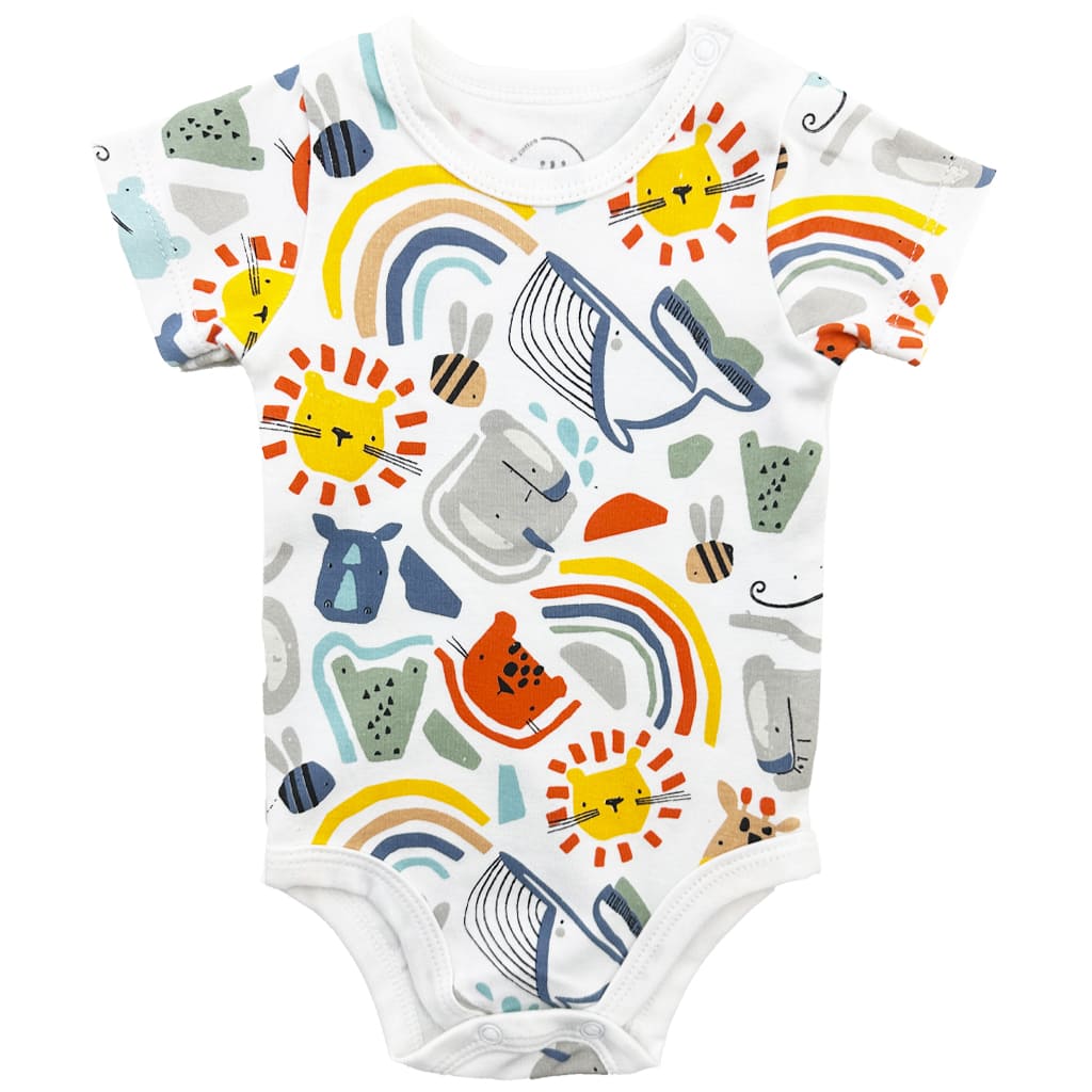 ست سه تکه بچگانه طرح رنگین کمان نیلی Nili4