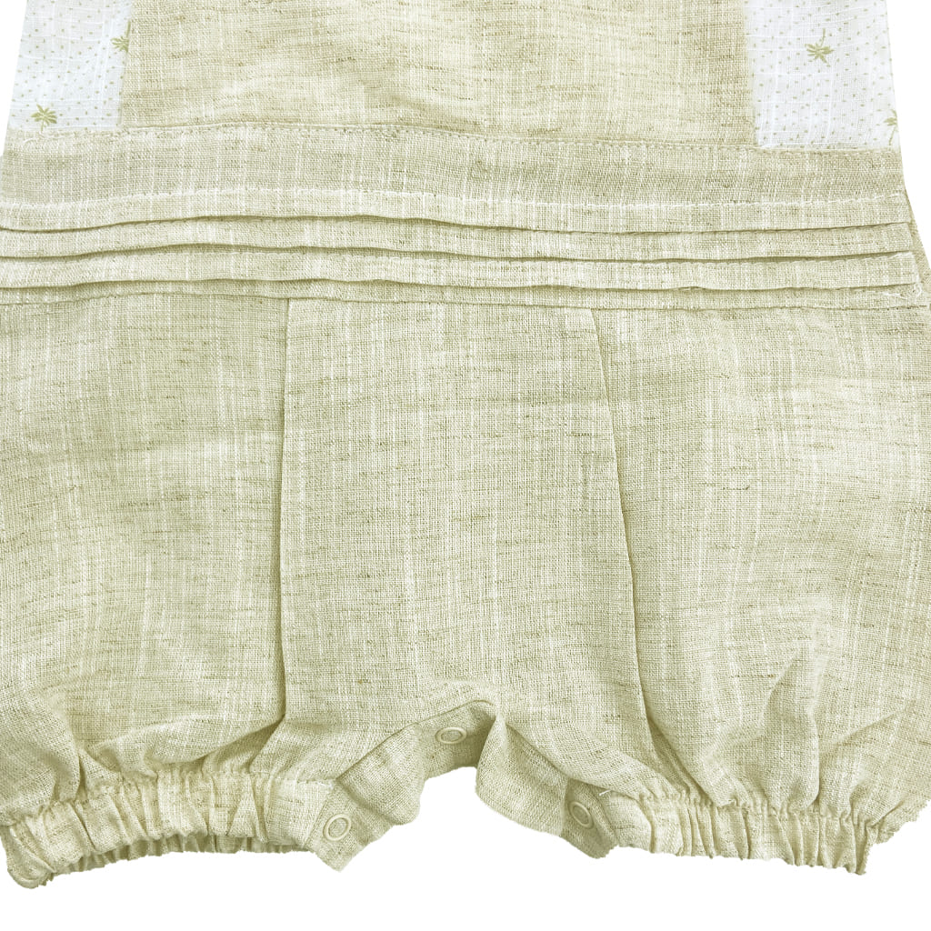 سرهم (رامپر) نخی آستین کوتاه طرح نخل Bellojoy2