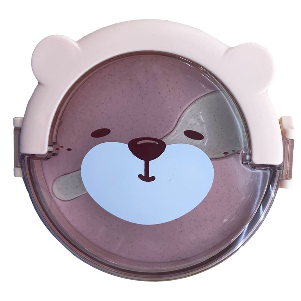 ظرف غذا (لانچ باکس) بامبو طرح خرس3