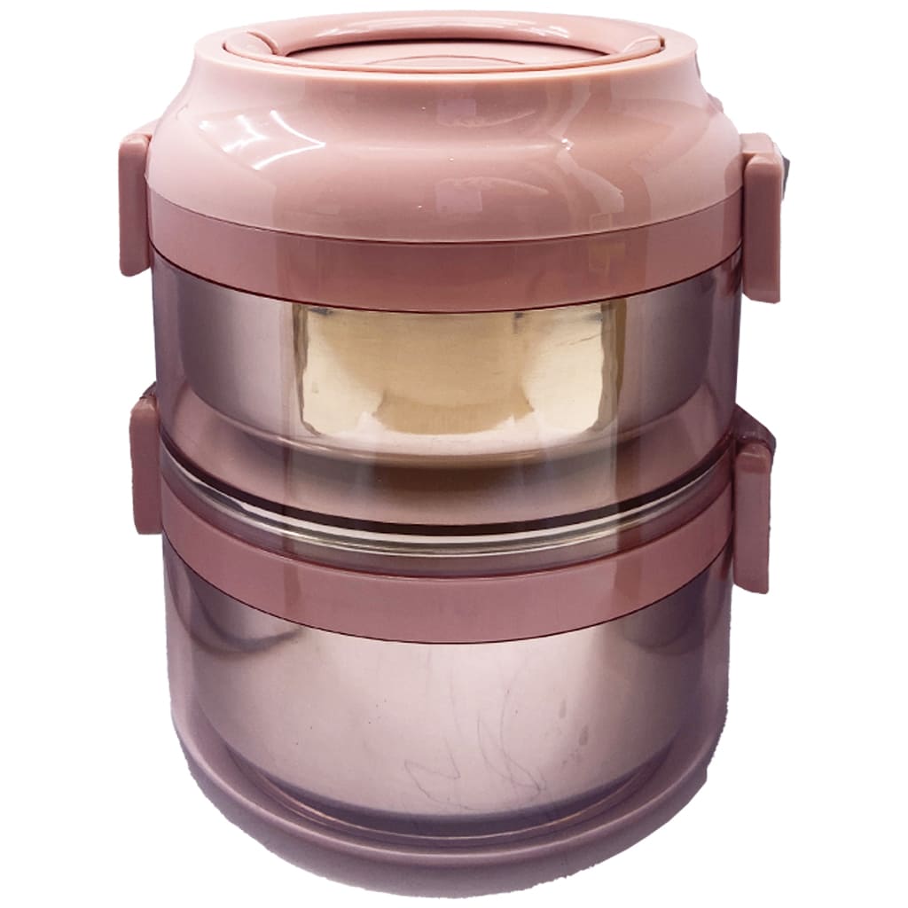 ظرف غذا (لانچ باکس) دو طبقه شیشه ای Royal Ford2