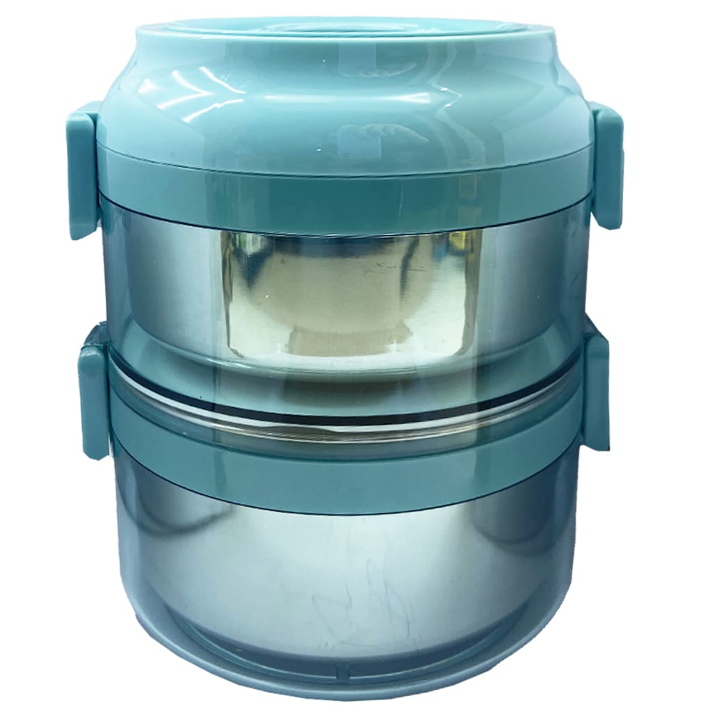 ظرف غذا (لانچ باکس) دو طبقه شیشه ای Royal Ford3