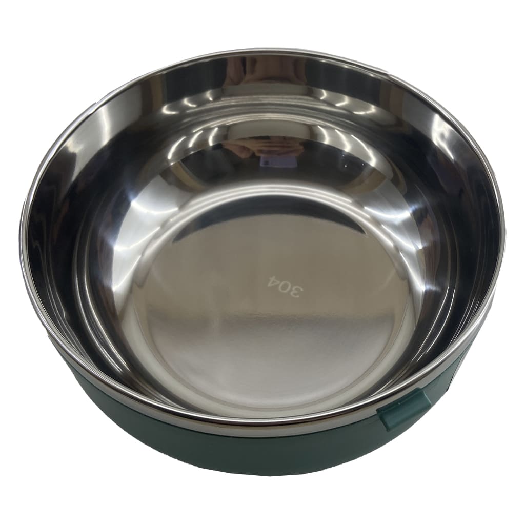 ظرف غذا (لانچ باکس) گرد استیل دسته دار Tedemei7