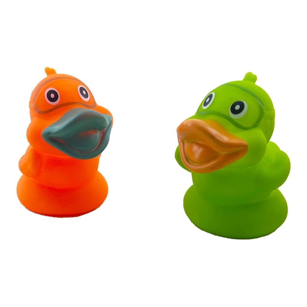 پوپت حمام مرغابی 8 عددی جغجغه دار Yellow Duck1