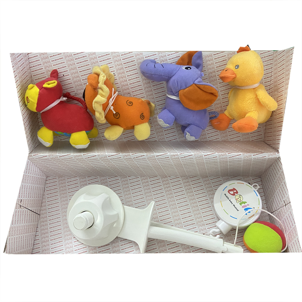 آویز تخت پولیشی عروسکی فیل و جوجه باتیک Batik1