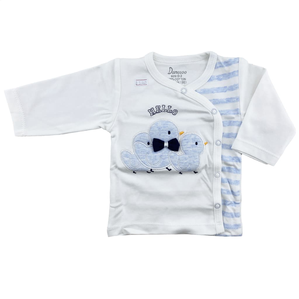 ست سه تکه نوزادی جوجه راه راه دانالو Danaloo6