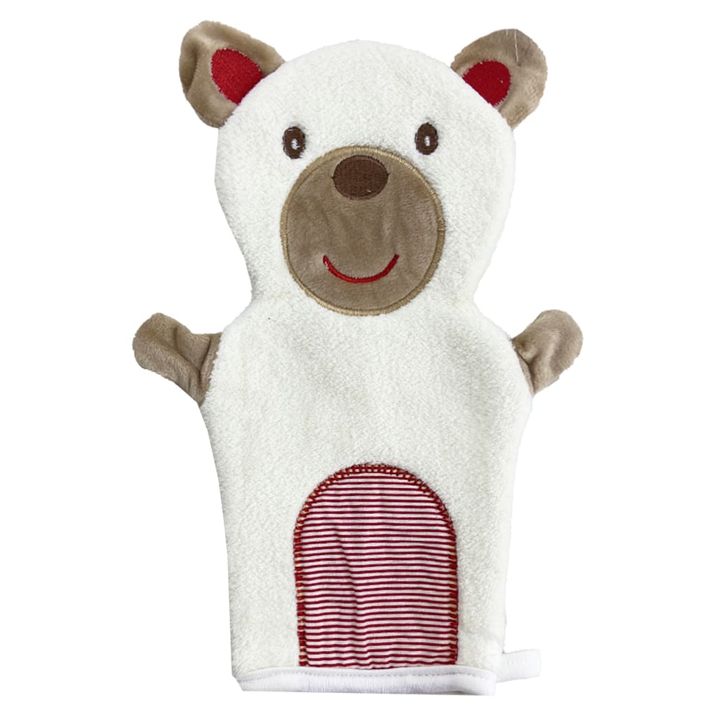 لیف حمام کودک حوله ای خرس و خرگوش Em Baby1