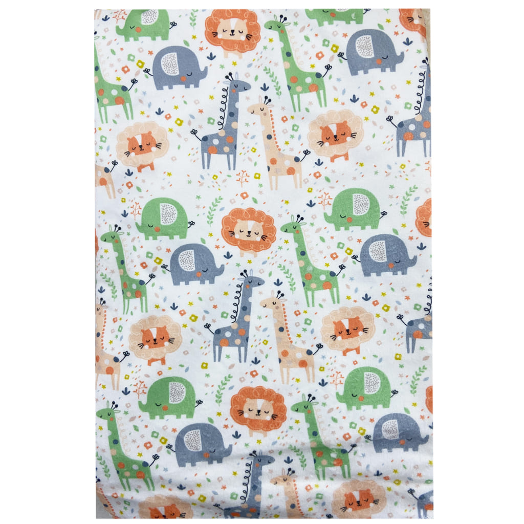 پتو کلاه دار مخمل پولیشی زرافه و فیل دولانو Dolano2