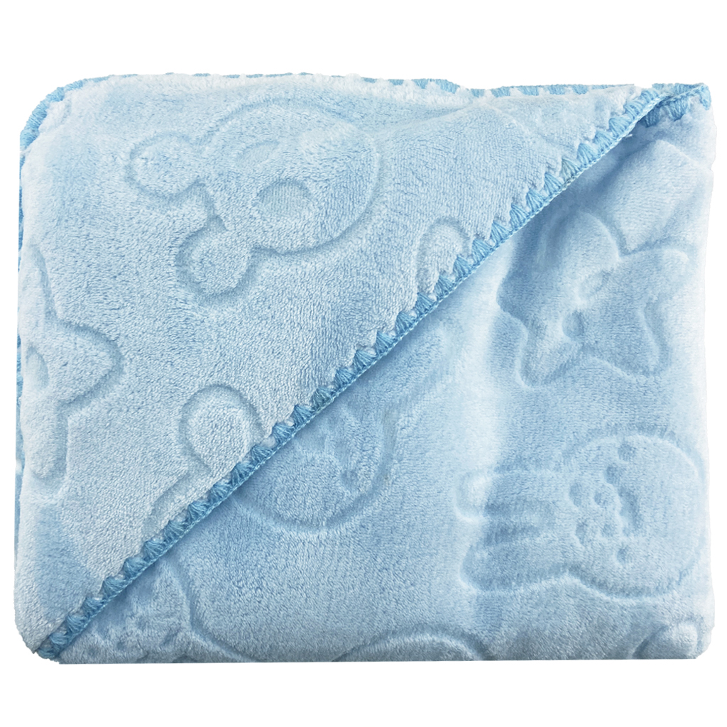 پتو پولیشی کلاه دار خرگوش کیف دار مادرکر Mothercare ابی