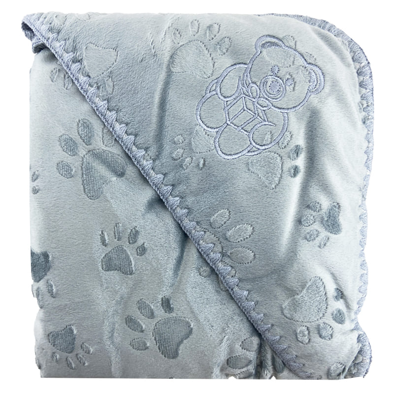 پتو پولیشی کلاه دار خرس و پنجه تیک مک Tikmak طوسی