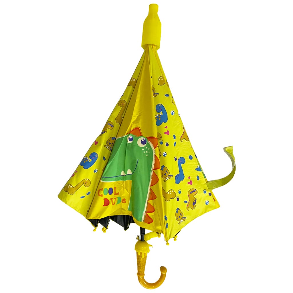 چتر بچگانه دو لایه قاب آکاردیونی سوت دار دایناسور3