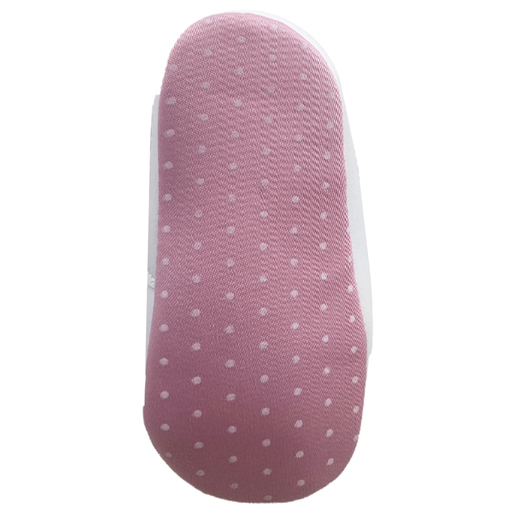 کفش نوزادی چسب دار قلبی سفید پاپو Papo1