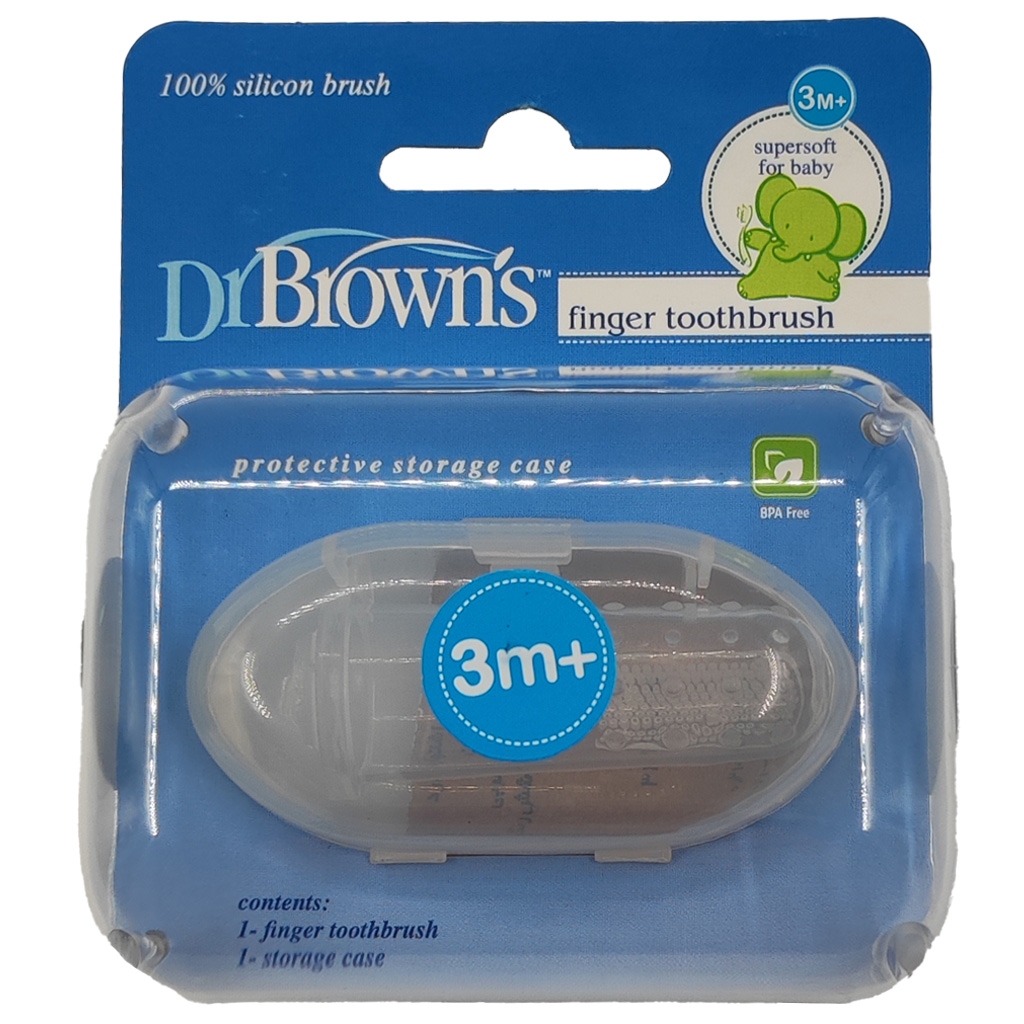 مسواک انگشتی مخصوص نوزاد دکتر براون Dr.Browns