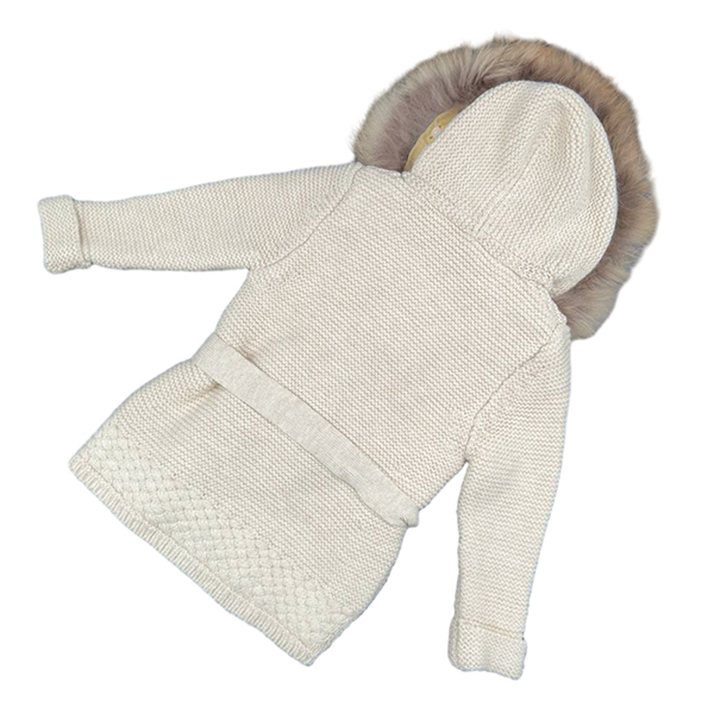 پالتو بافت كركدار جلو2دكمه