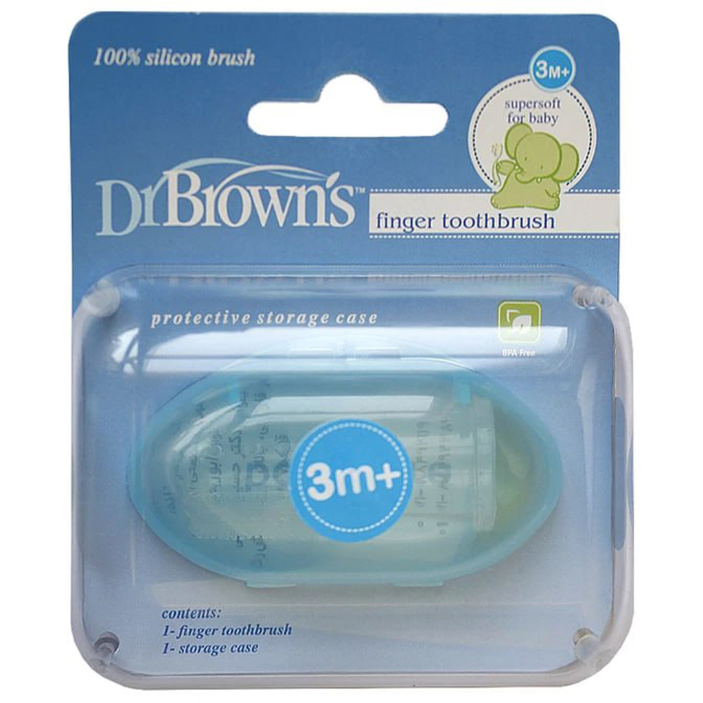 مسواک انگشتی مخصوص نوزاد دکتر براون Dr.Browns