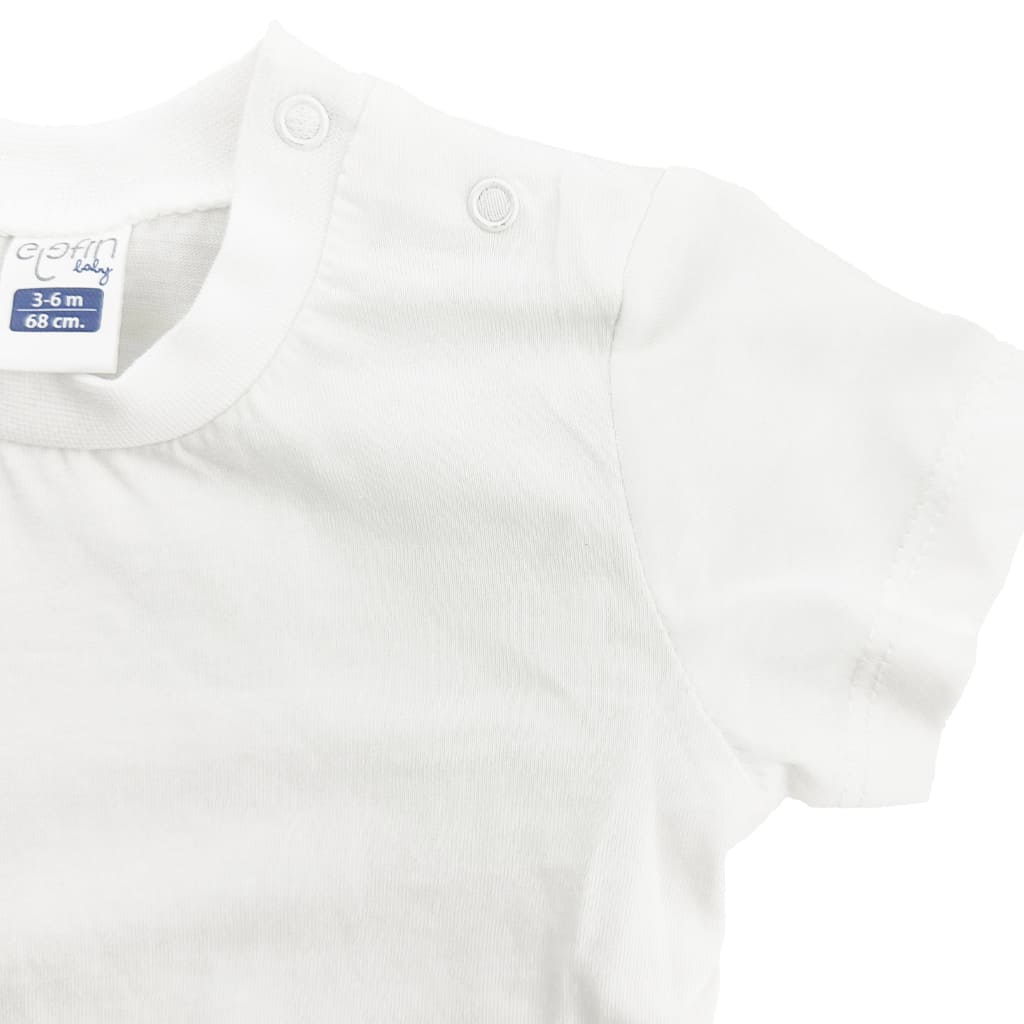 سرهمی تیشرت دار کنفی طرح خرس آبی elefin4