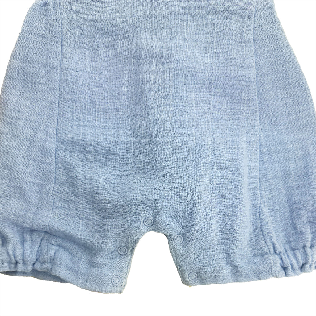 سرهمی تیشرت دار کنفی طرح خرس آبی elefin3