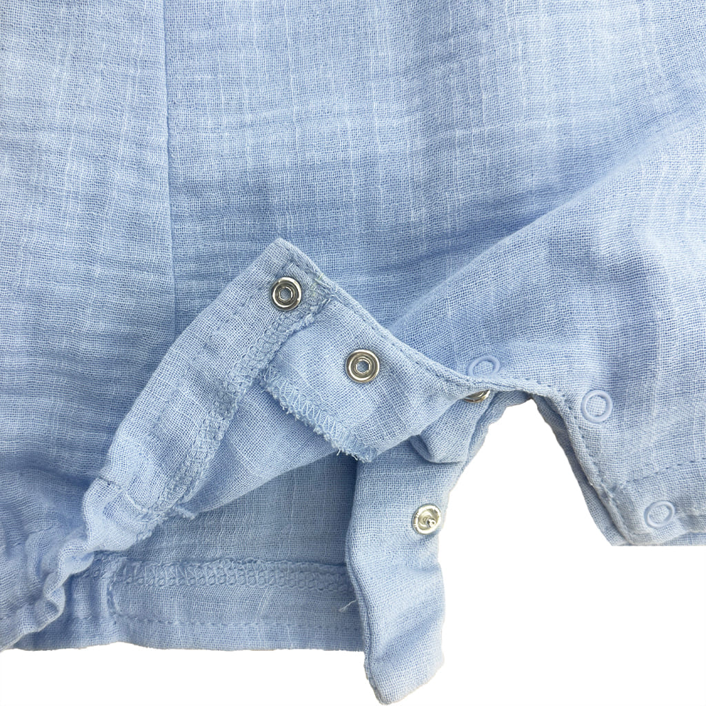 سرهمی تیشرت دار کنفی طرح خرس آبی elefin2