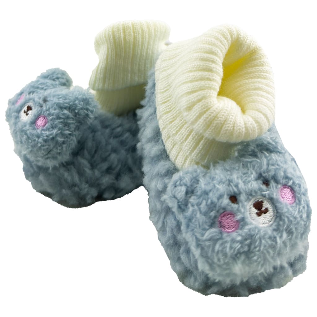 پاپوش نوزادی پولیشی جوراب دار خرس Mibbill4
