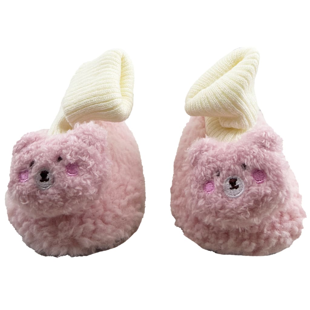 پاپوش نوزادی پولیشی جوراب دار خرس Mibbill2