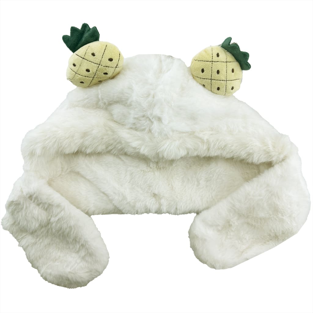 کلاه شال دار کرکی بچگانه طرح میوه Hanan آناناس