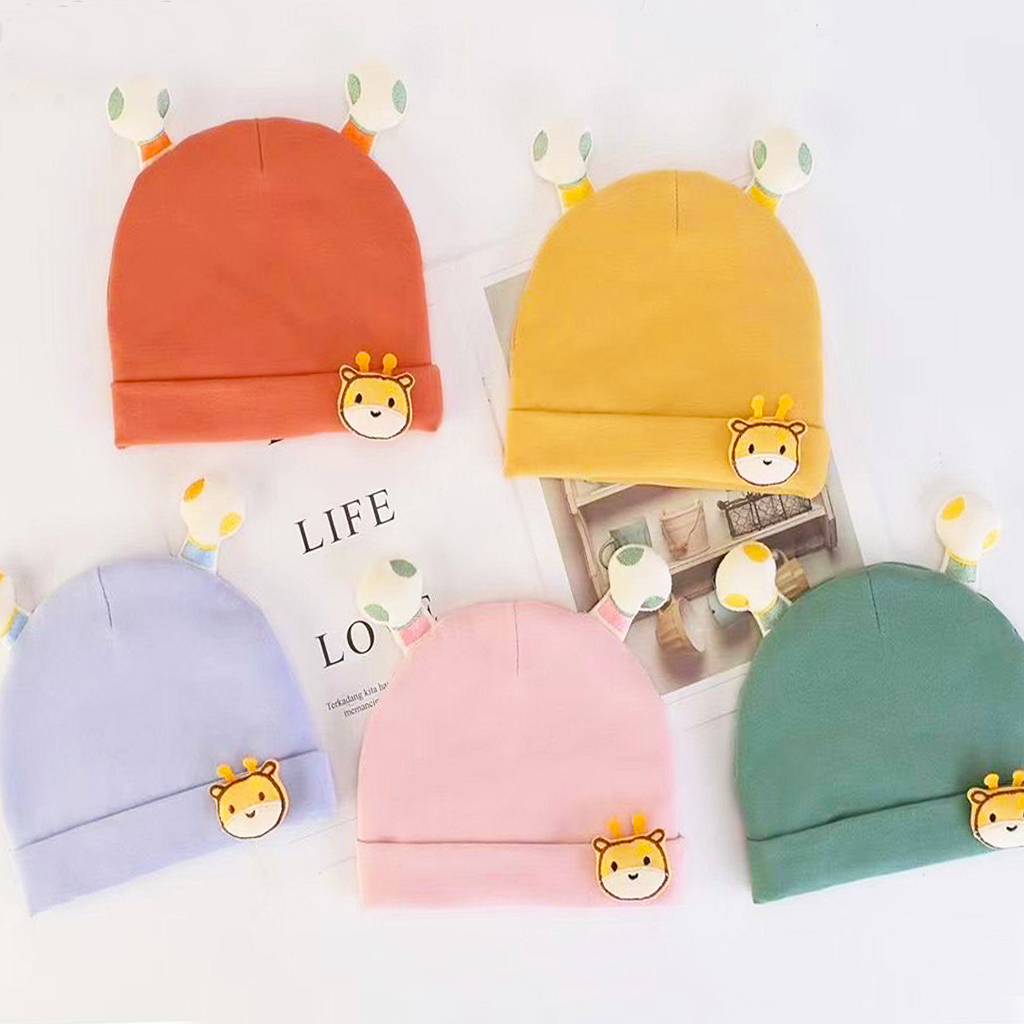 کلاه نخی ضخیم نوزادی عروسکی زرافه Logouxiong کاتالوک