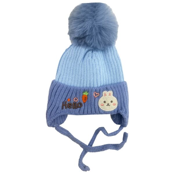 کلاه ریز بافت زمستانی بچگانه طرح خرگوش Appinc