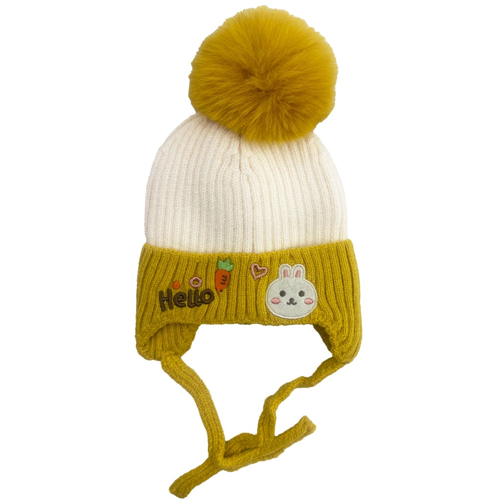 کلاه ریز بافت زمستانی بچگانه طرح خرگوش Appinc2