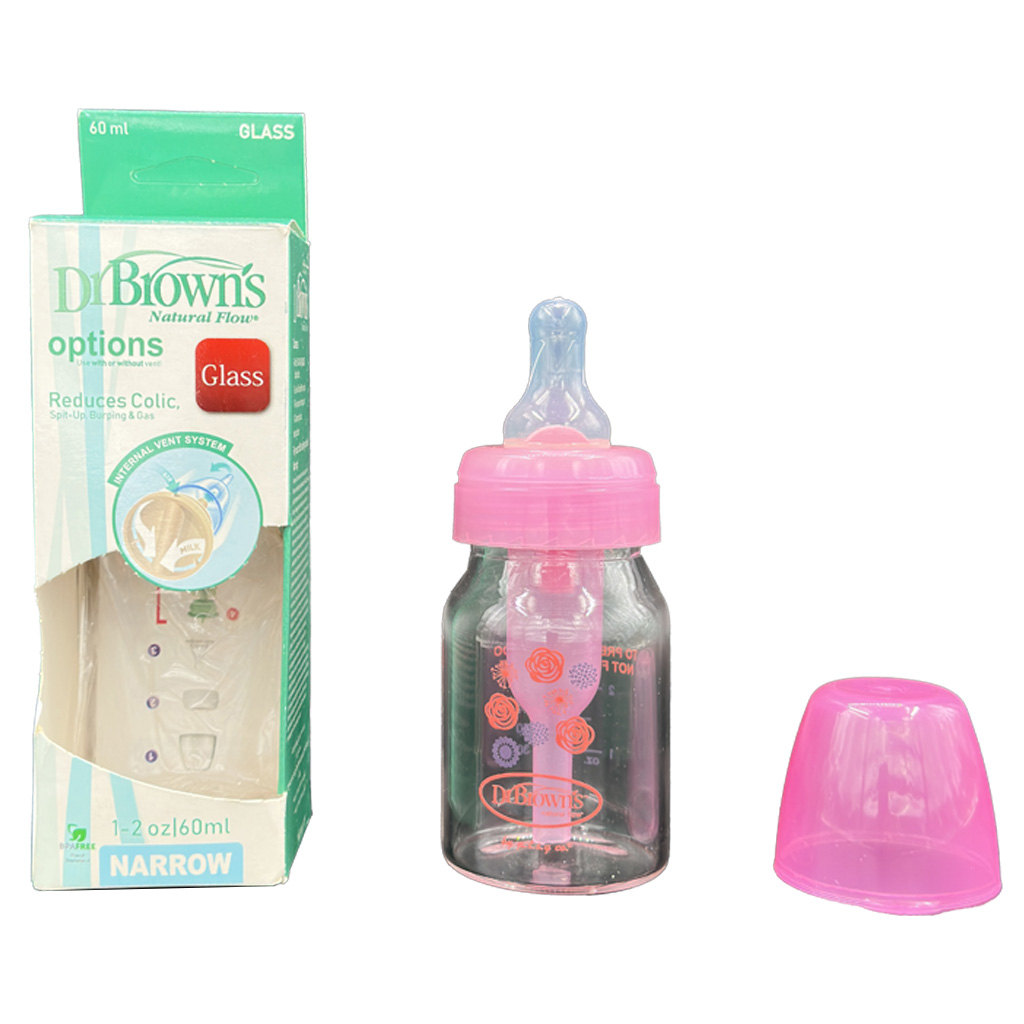 شيشه شير پيركس آنتي كوليك 60ميل كلاسيك ونت دار دكتر براون ايراني Dr.Browns
