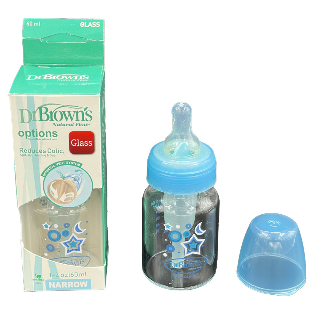 شيشه شير پيركس آنتي كوليك 60ميل كلاسيك ونت دار دكتر براون ايراني Dr.Browns