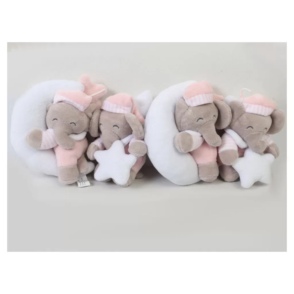 آویز تخت پولیشی یانیک تویز فیل ماه ستاره خوابالود