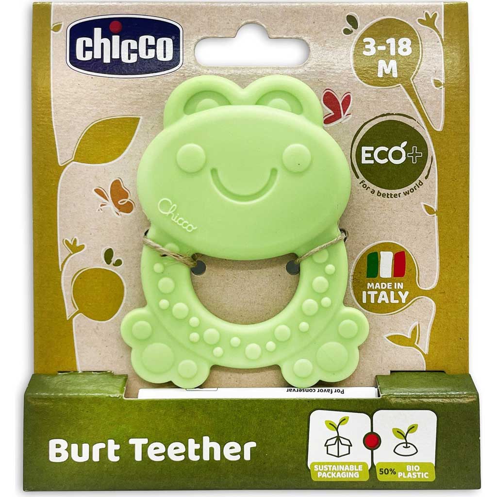 دندانگیر سیلیکونی قورباغه چیکو Chicco Burt Teether ECO