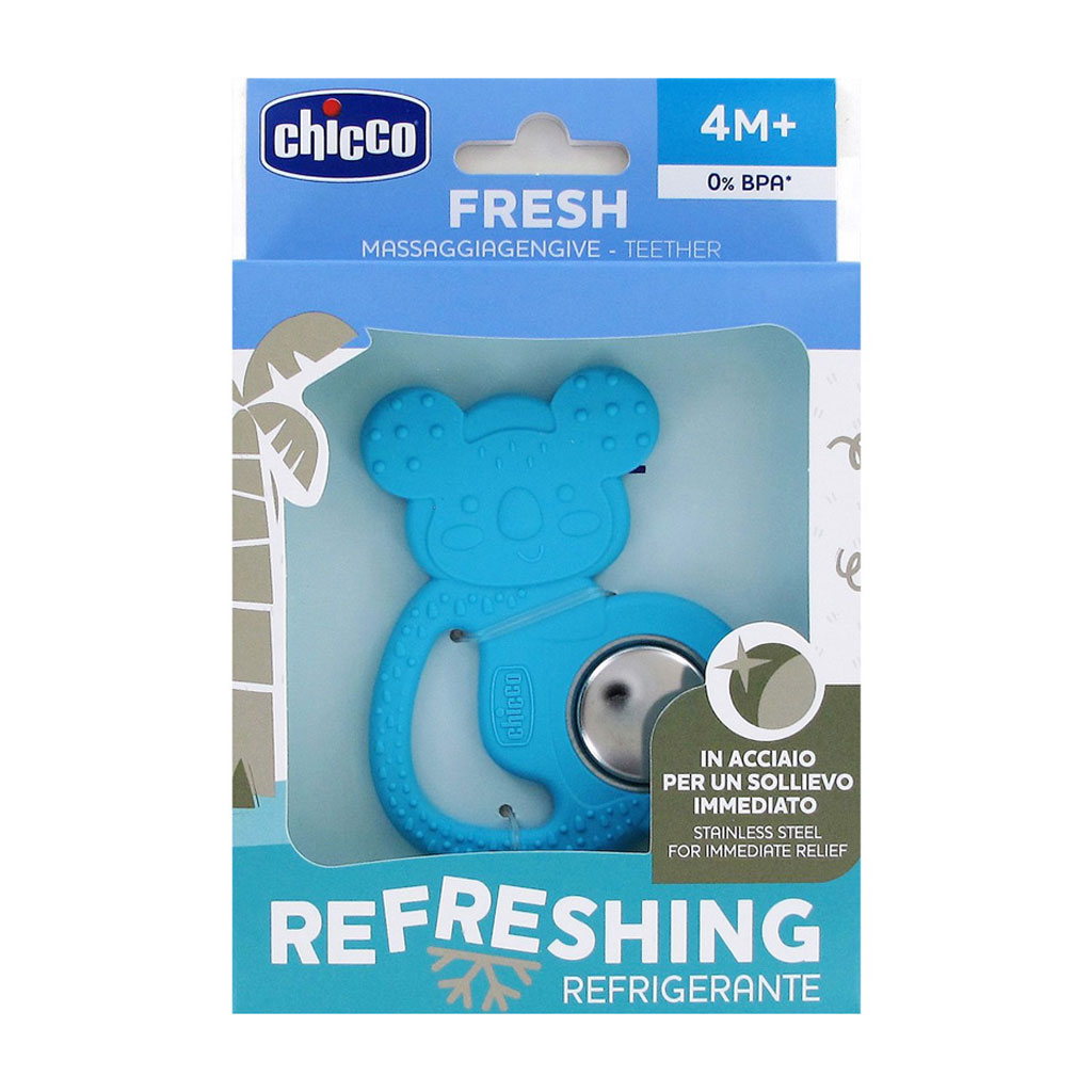 دندانگیر طبی سیلیکونی کوآلا چیکو Chicco Fresh Refreshing