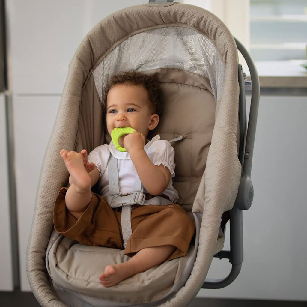 دندانگیر سیلیکونی طرح آوواکادو چیکو Chicco Silicone Super Soft