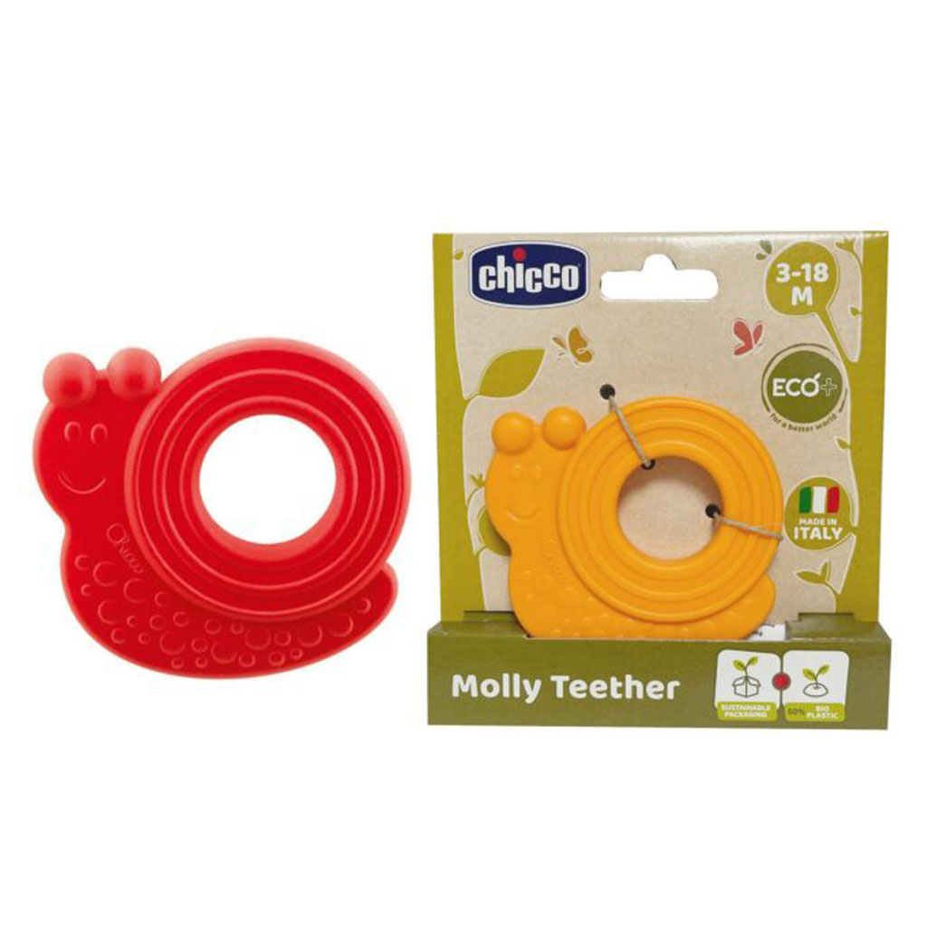 دندانگیر سیلیکونی حلزون چیکو Chicco Molly Teether ECO