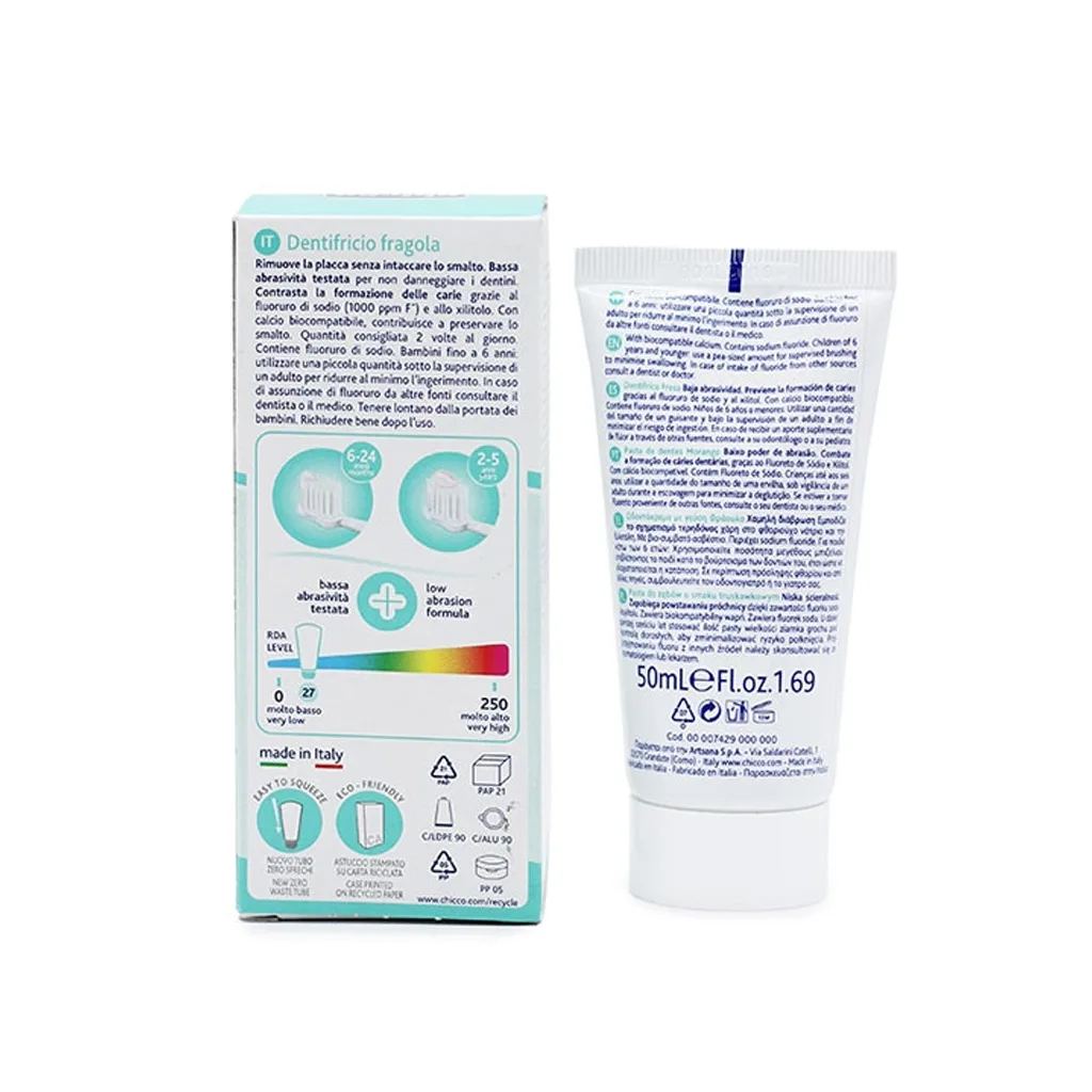 خمیر دندان 6+سال نعنایی 50میل چیکو Chicco