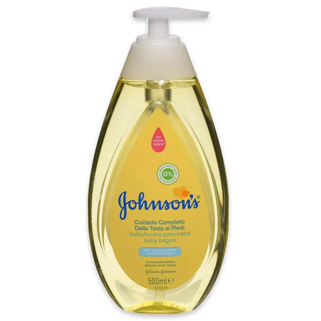 شامپو سرو بدن ضد اشک و حساسیت بدون الکل پارابن رنگ 500میل جانسون Johnsons