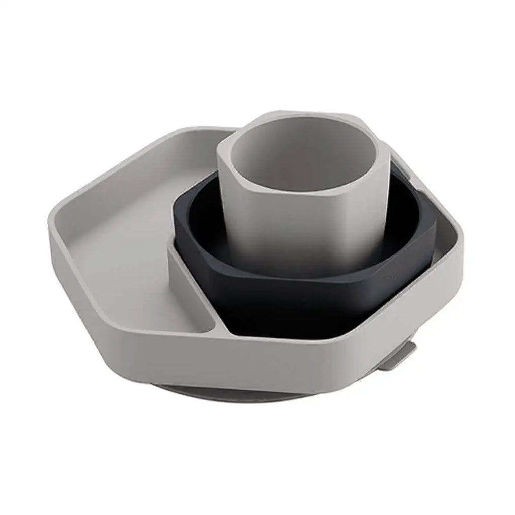 سرویس غذاخوری 3 تکه سیلیکونی هی اور شی Heorshe