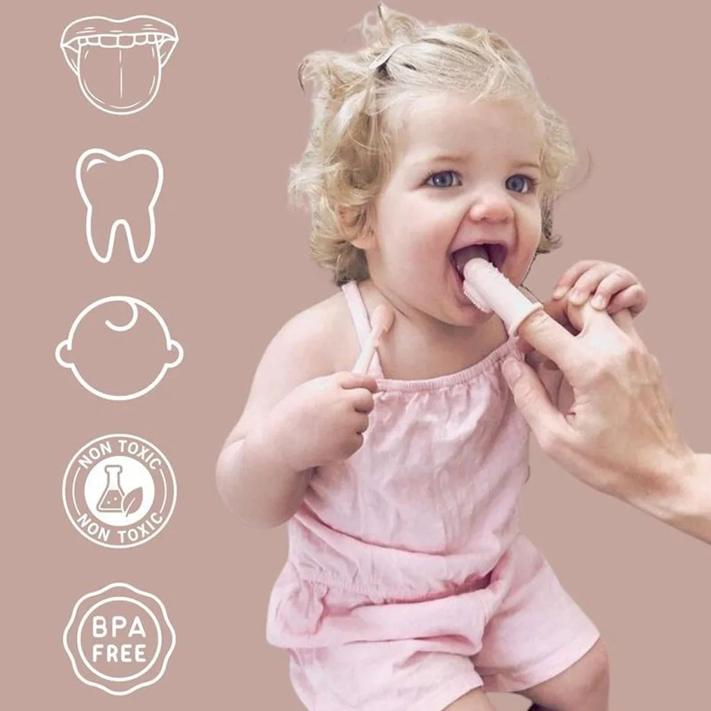 مسواک انگشتی قابدار بادسته اورجینال چیکو Chicco