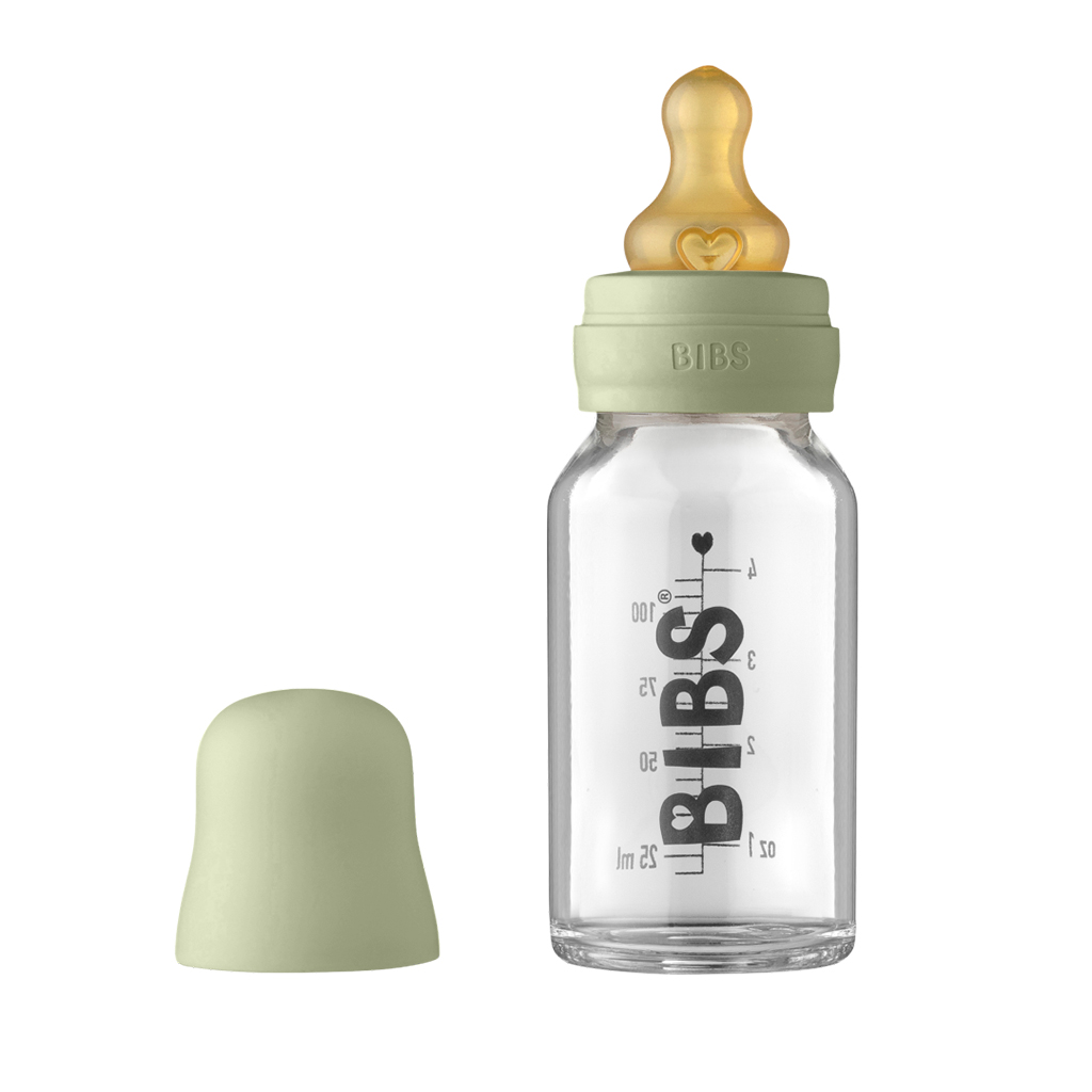 شیشه شیر بیبس پیركس 110میل 1قطره طرگرد لاتکس Bibs Complete Set