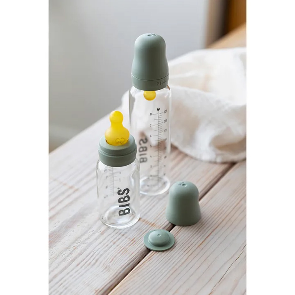 شیشه شیر بیبس پیركس 110میل 1قطره طرگرد لاتکس Bibs Complete Set