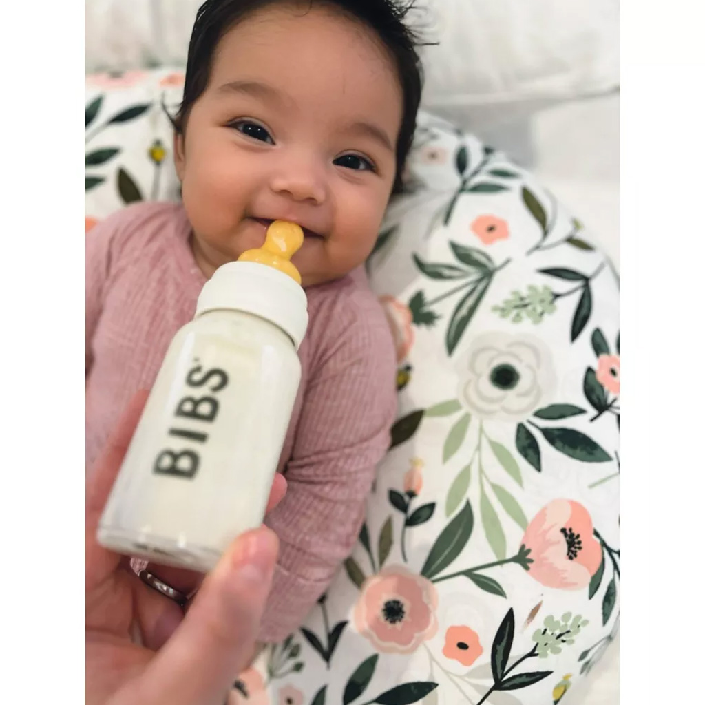 شیشه شیر بیبس پیركس 110میل 1قطره طرگرد لاتکس Bibs Complete Set