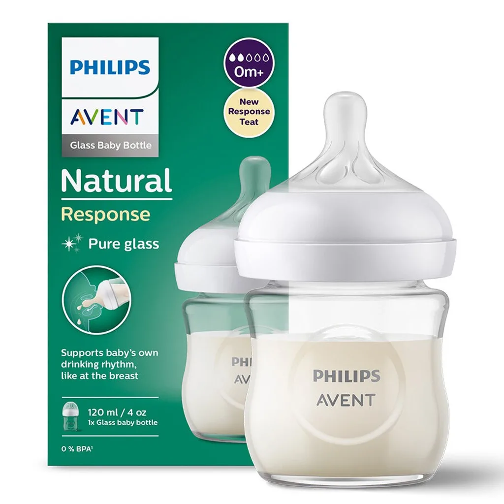 شیشه شیر نچرال پیركس 2قطره 0+ماه جعبه ای 120 میل اونت Avent