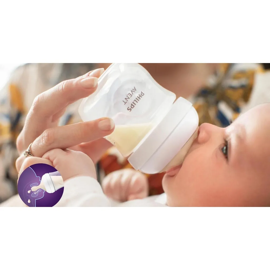 شیشه شیر نچرال پیركس 2قطره 0+ماه جعبه ای 120 میل اونت Avent