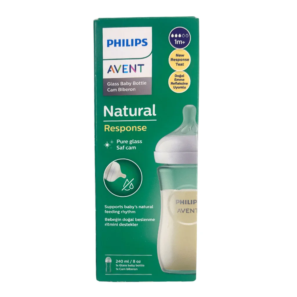 شیشه شیر نچرال پیركس 3قطره 1+ماه جعبه ای 240ميل اونت Avent