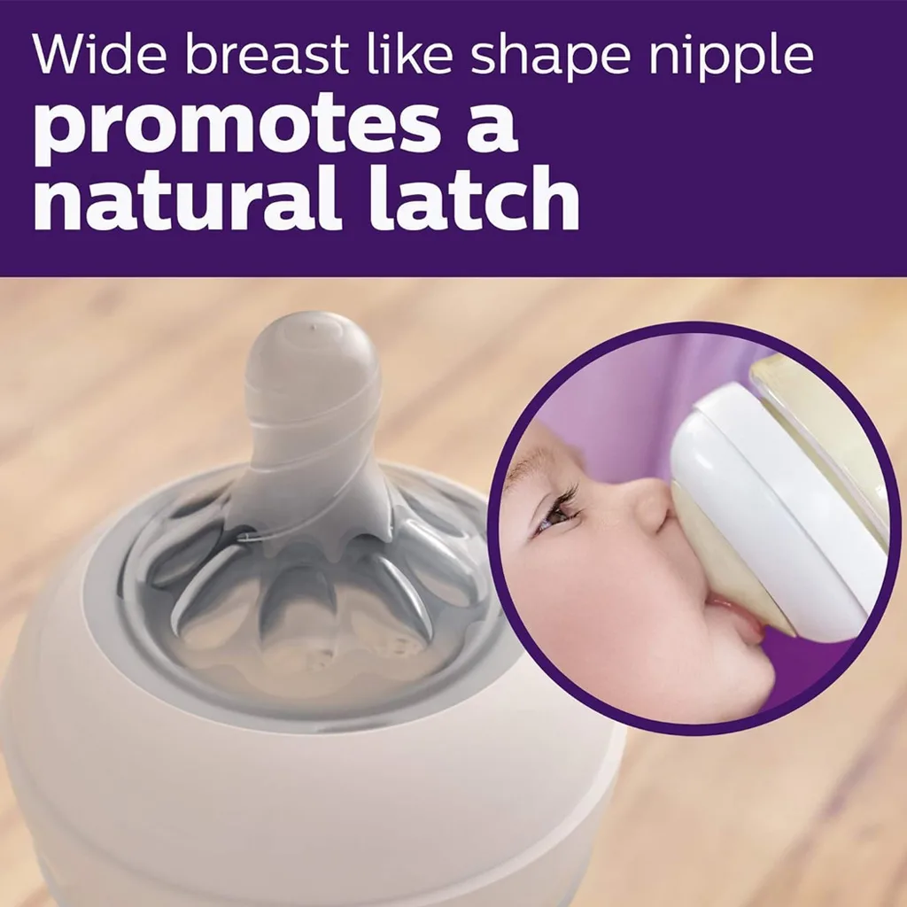 شیشه شیر نچرال پیركس 3قطره 1+ماه جعبه ای 240ميل اونت Avent