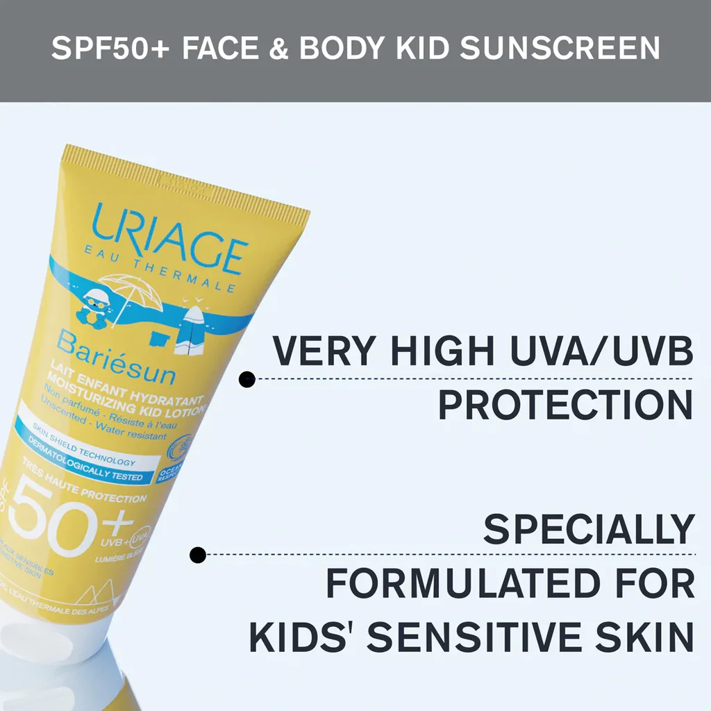 لوسیون ضد آفتاب محافظ پوست جلوگیری آسیب سلولی و پیری نور Uriage Bariesun